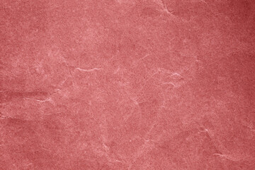 Red crumpled bumpy paper texture