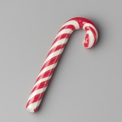 Obraz premium Red and white striped candy cane