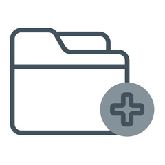 New Folder Vector Icon Design