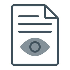 File Preview Vector Icon Design