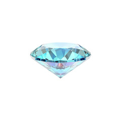 Sparkling Blue Diamond Gemstone