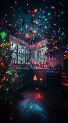 The Chaos and Joy of the Holidays Surround the Christmas Tree