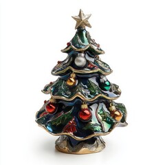 Christmas tree statue