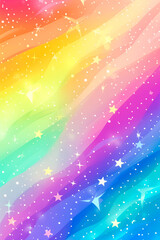 A colorful background with stars on it.