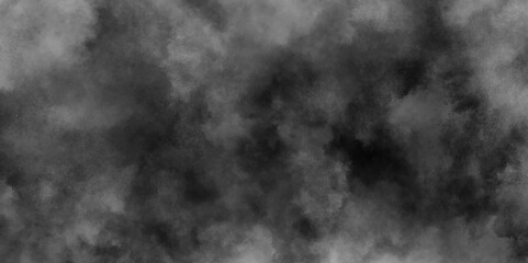 Abstract ash cloud and smoke texture in dark background. White Black fog effect transparent smoke isolated dark dramatic sky with black stormy clouds. Grunge creative and becorative fractal somke art