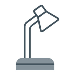 Desk Lamp Vector Icon Design