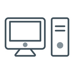 Computer Vector Icon Design