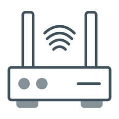 Router Vector Icon Design