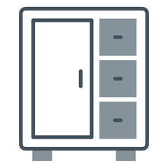 Cupboard Vector Icon Design