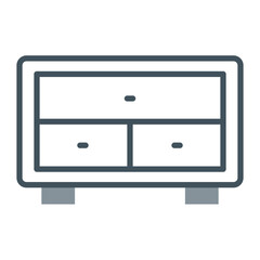 Drawer Vector Icon Design