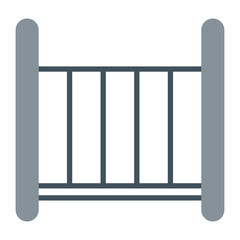 Crib Vector Icon Design