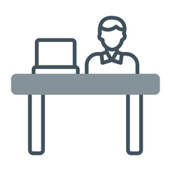 Desk Vector Icon Design