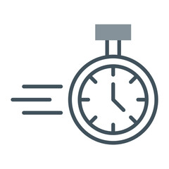 Fast Time Vector Icon Design