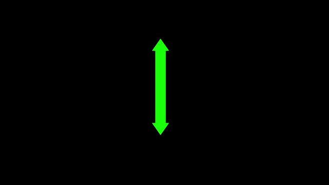two ways arrow icon animated video
