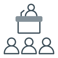 Lecture Vector Icon Design