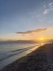 Fototapeta premium sunset on the beach