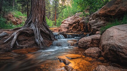 Fototapeta premium Nature Photography - Capturing the beauty of natural landscapes with rich textures and vibrant colors, ideal for nature photography lovers.