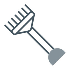 Rake Vector Icon Design