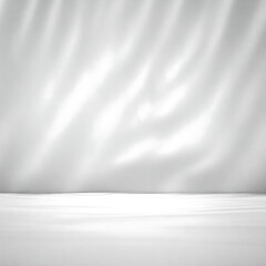Fototapeta premium Gray background, subtle light streaks. No objects. Calm, serene atmosphere. Minimalist style.