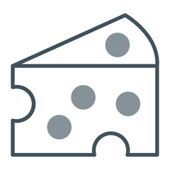 Cheese Vector Icon Design