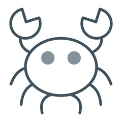 Crab Vector Icon Design