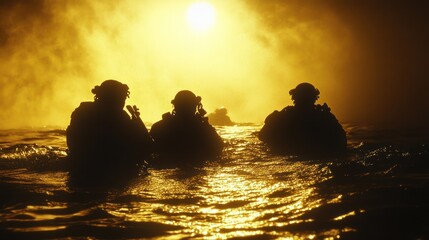 Navy SEALs Sun Scene