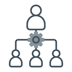 Delegate Vector Icon Design