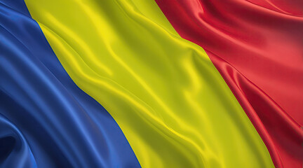 Romanian flag for national Day or Independence Day of Romania