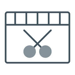 Film Editing Vector Icon Design