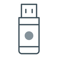 Usb Drive Vector Icon Design