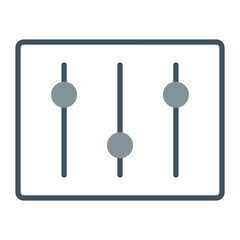 Equalizer Vector Icon Design