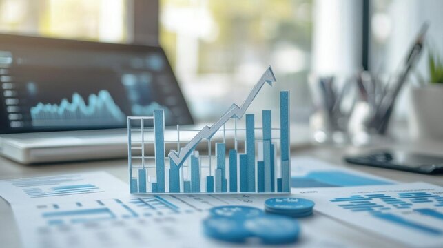 Consumer perception analysis on price evaluation, finance, market insights, papercut style background, no blur, photo not dark, everything is clear, copy space