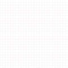 シンプルな方眼紙の背景　薄いピンク　透過PNG　Simple graph paper background light pink