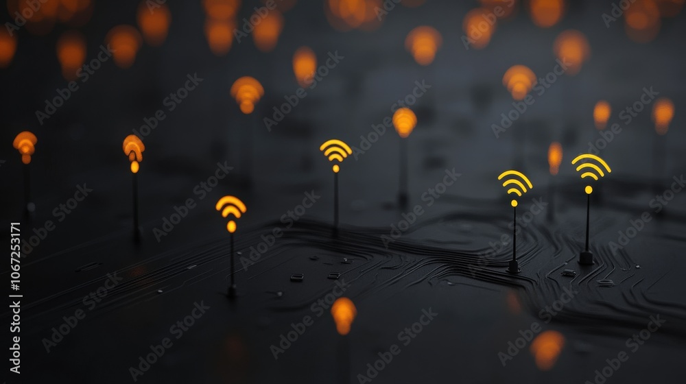 Poster enhance connectivity with iot technology and smart devices