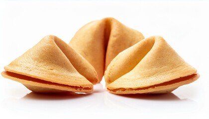 fortune cookie isolate on White background