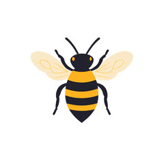 Fototapeta premium Cute Cartoon Bee