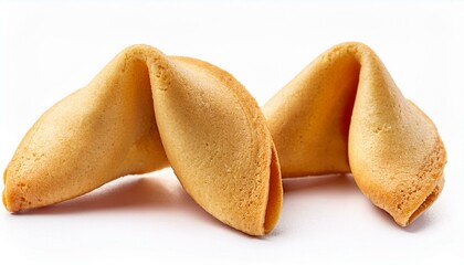 fortune cookie isolate on White background