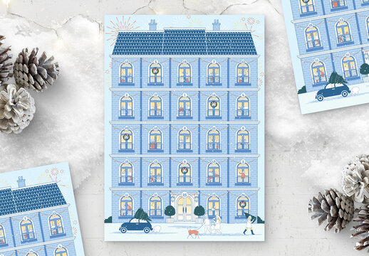 Christmas Advent Calendar Design