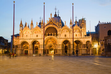 Cathedral of San Marco in the early morning, Venice