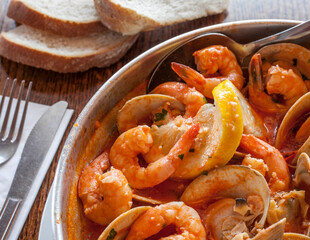 Shrimp and clam zuppa