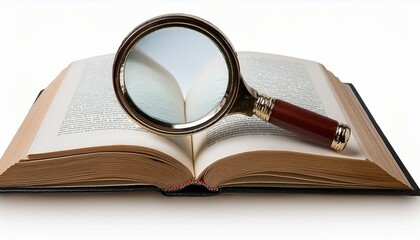 Magnifying Glass on White background PNG