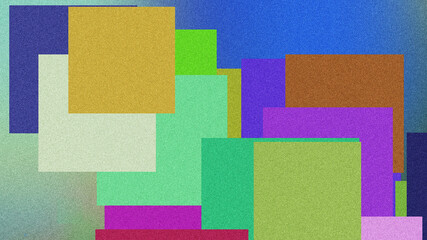 Vibrant Poster Design with Smooth Fluid Shapes and Grainy Gradient Noise Texture