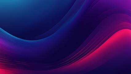 Obraz premium Abstract Blue and Purple Wavy Background