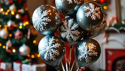 Celebrate the season with gorgeous snowflake balloons for festive decorations and joyful gatherings