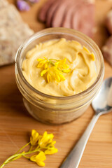 Pate in mason jar