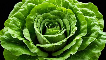 Fototapeta premium green cabbage in the garden