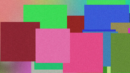 Fototapeta premium Vibrant Poster Design with Smooth Fluid Shapes and Grainy Gradient Noise Texture