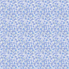 Forget-me-nots seamless pattern