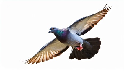 pigeon flying high resolution on White background PNG