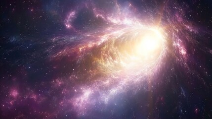 Fototapeta premium Surreal Portal in Kaleidoscope Gradients, a vibrant entryway to a mystical realm, captivating colors and mesmerizing effects invite exploration.